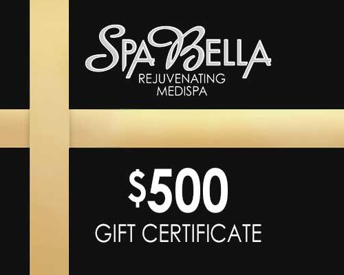 Spa Bella $500 Gift Certificate