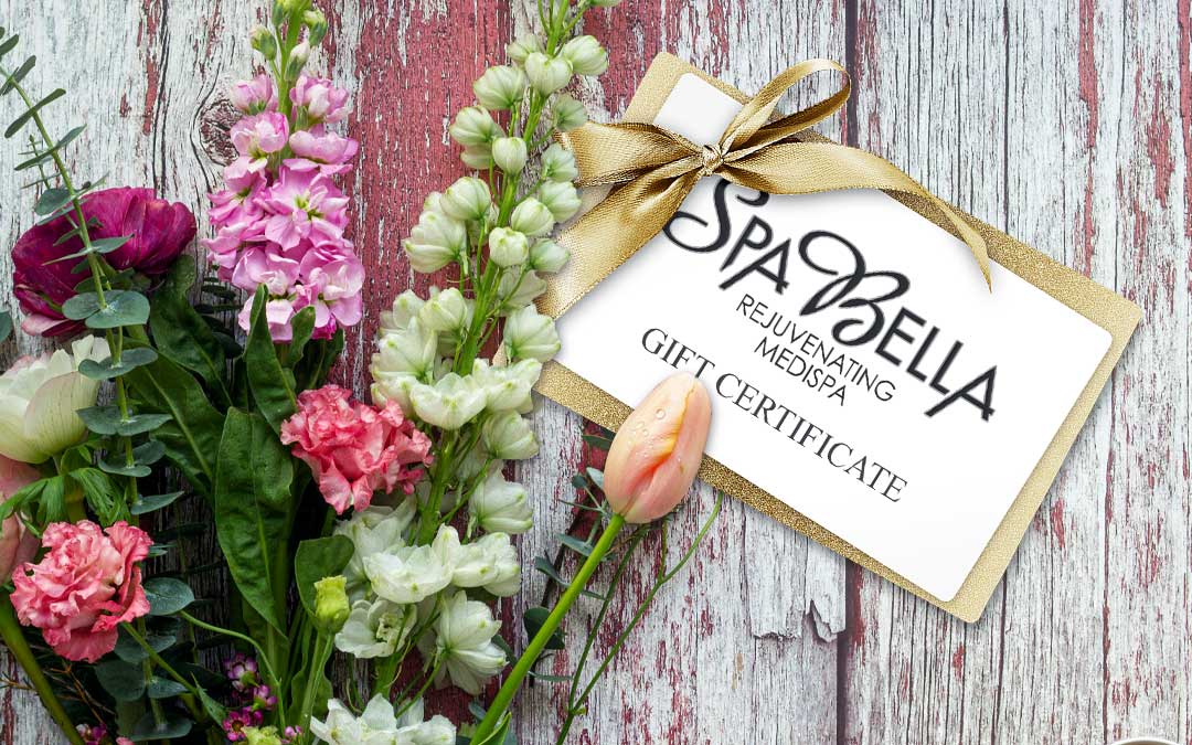 Mother's Day flowers with Spa Bella Gift Certificate