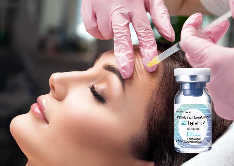 Pretty woman getting a Dysport injection